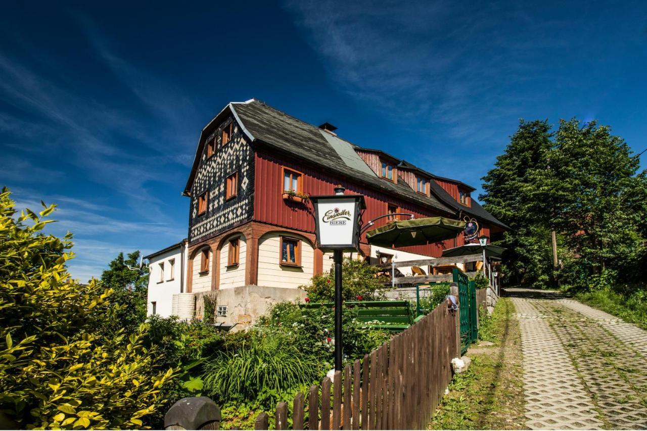 Ferienwohnung Nimm Dir Zeit Hinterhermsdorf Esterno foto